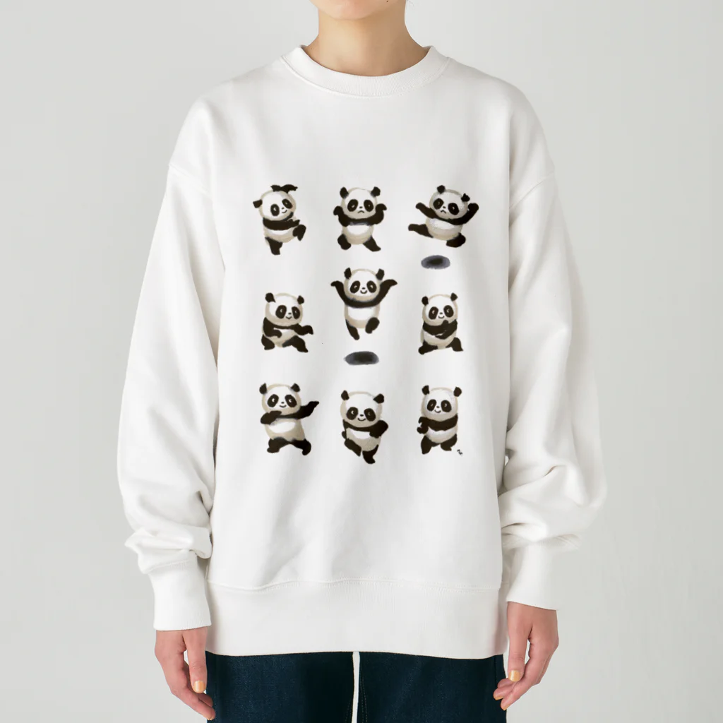 segasworksの功夫のパンダちゃん Heavyweight Crew Neck Sweatshirt