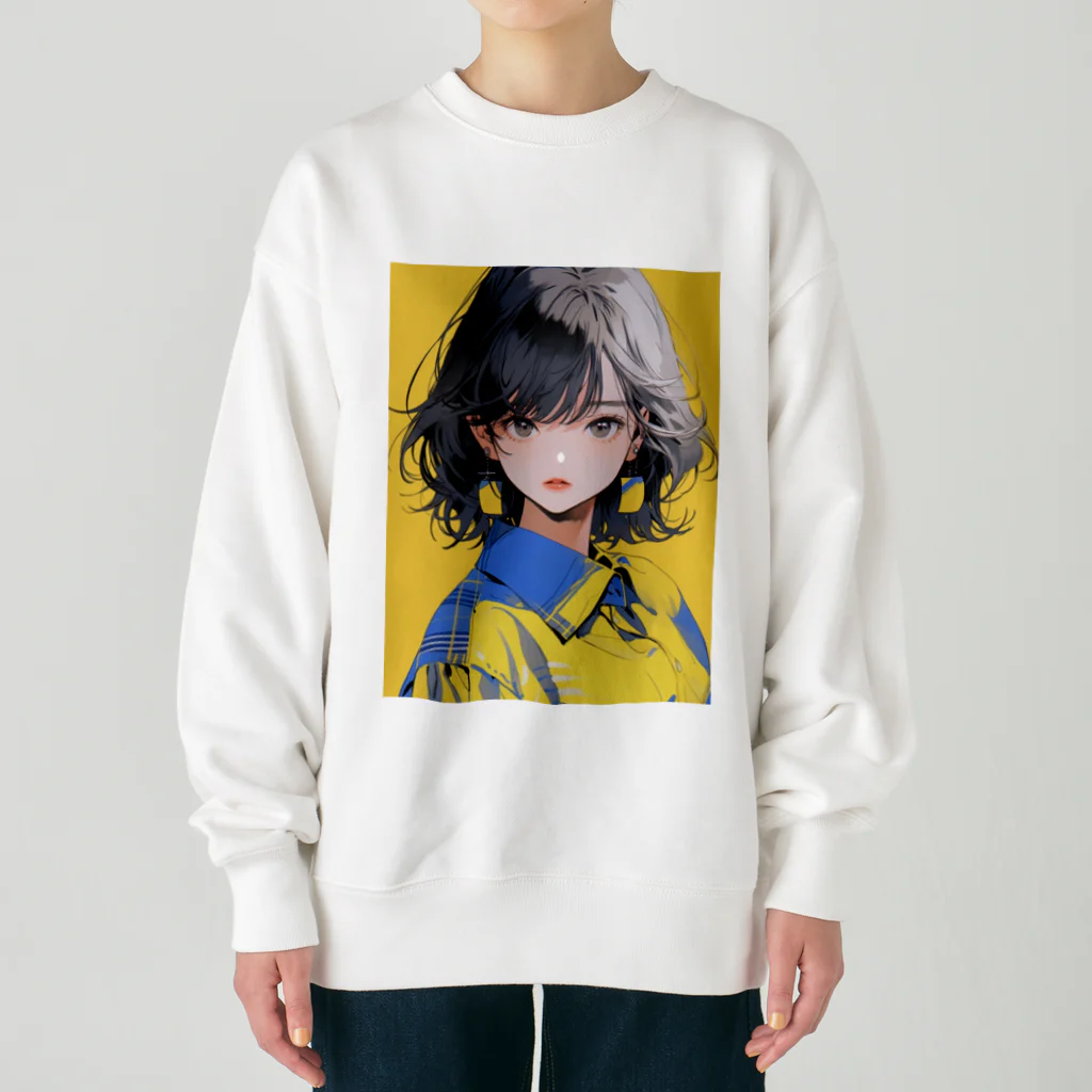 yanagi029のワイシャツ女子 Heavyweight Crew Neck Sweatshirt