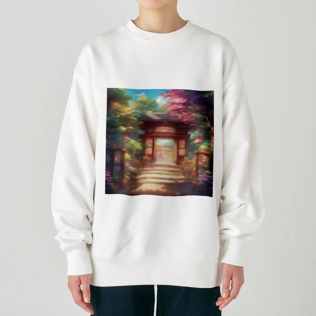 jampackの【風景】寺院 Heavyweight Crew Neck Sweatshirt