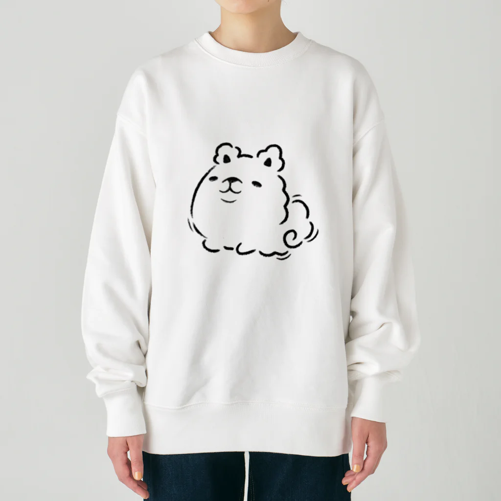 UWAMIのアニマルショップのふんわり犬 Heavyweight Crew Neck Sweatshirt