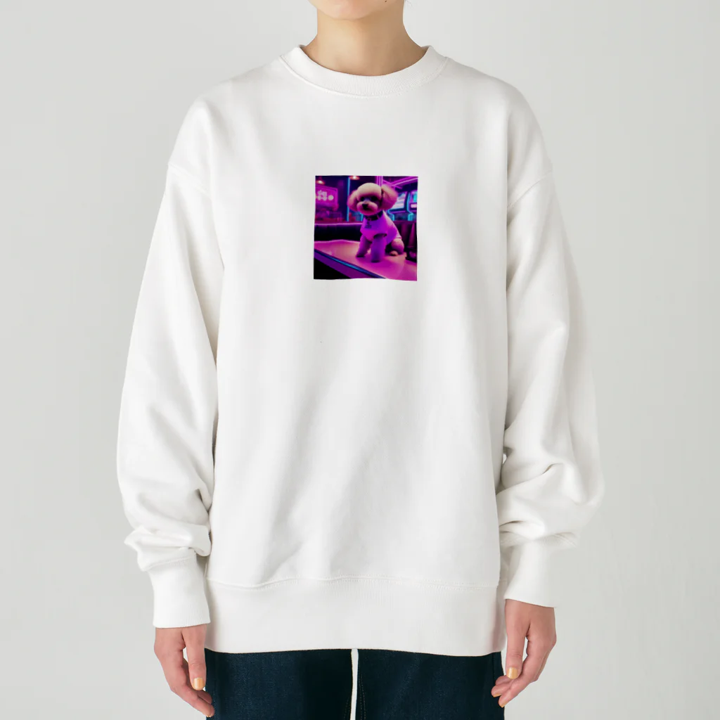 suna-sanの私がトイプードル界の看板娘！ Heavyweight Crew Neck Sweatshirt