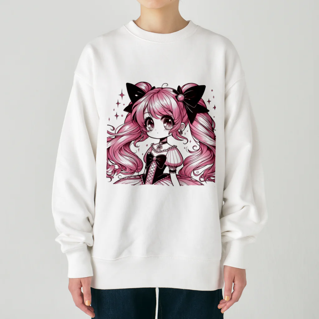 むこうのくにの魔法少女 Heavyweight Crew Neck Sweatshirt