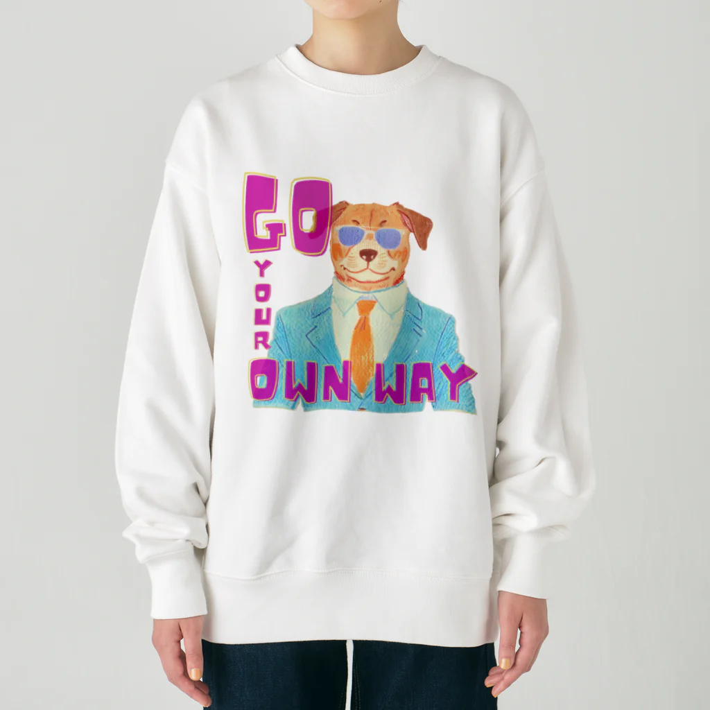 かむろのおみせのGo your own way Heavyweight Crew Neck Sweatshirt