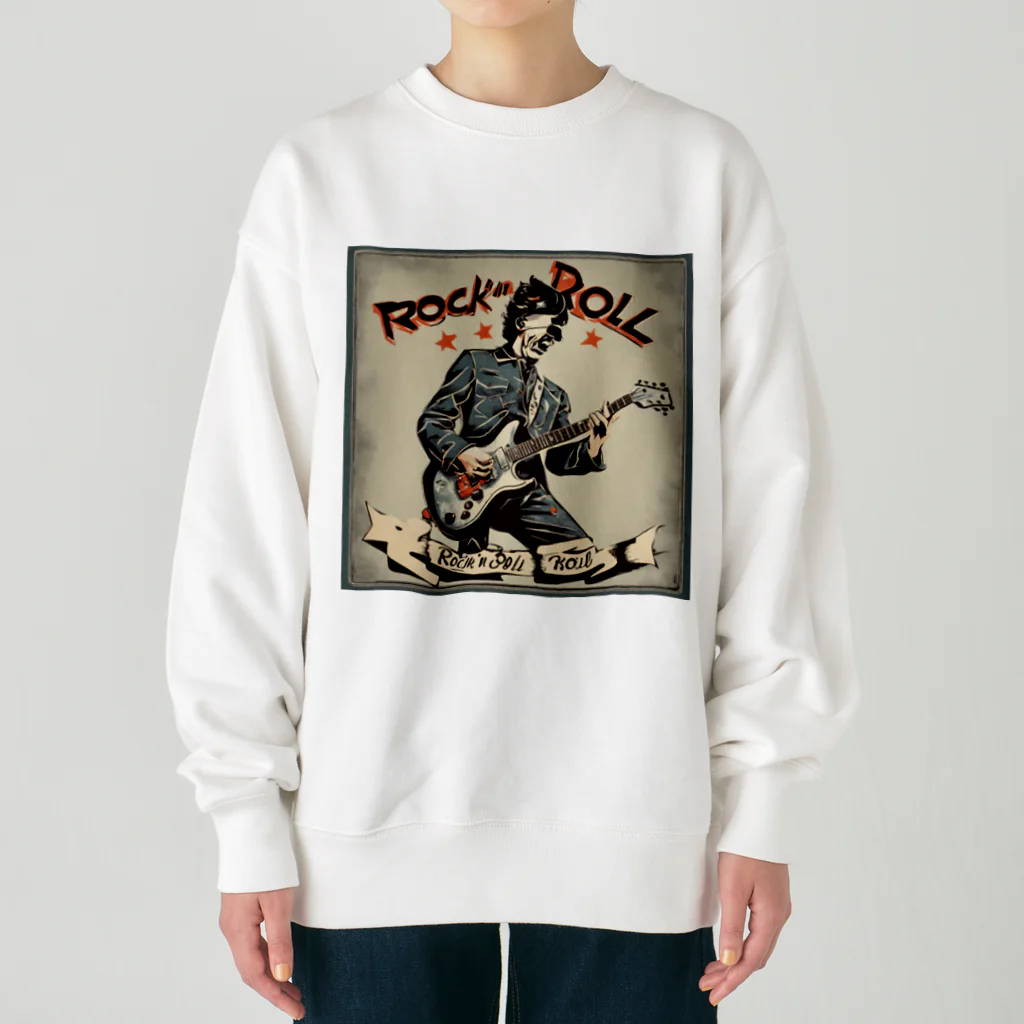 onikuのロックンロール① Heavyweight Crew Neck Sweatshirt