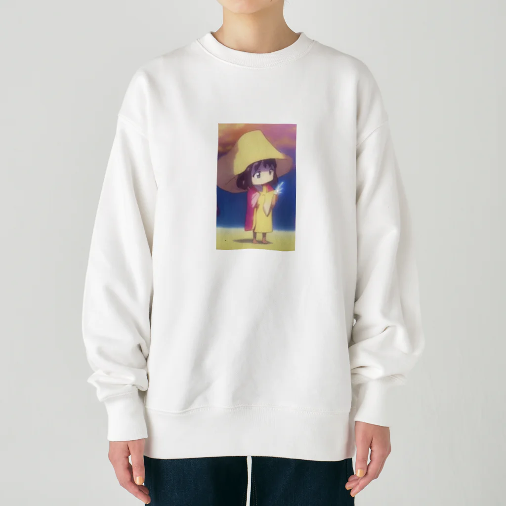 クマのおつまみ777のマロンちゃん Heavyweight Crew Neck Sweatshirt