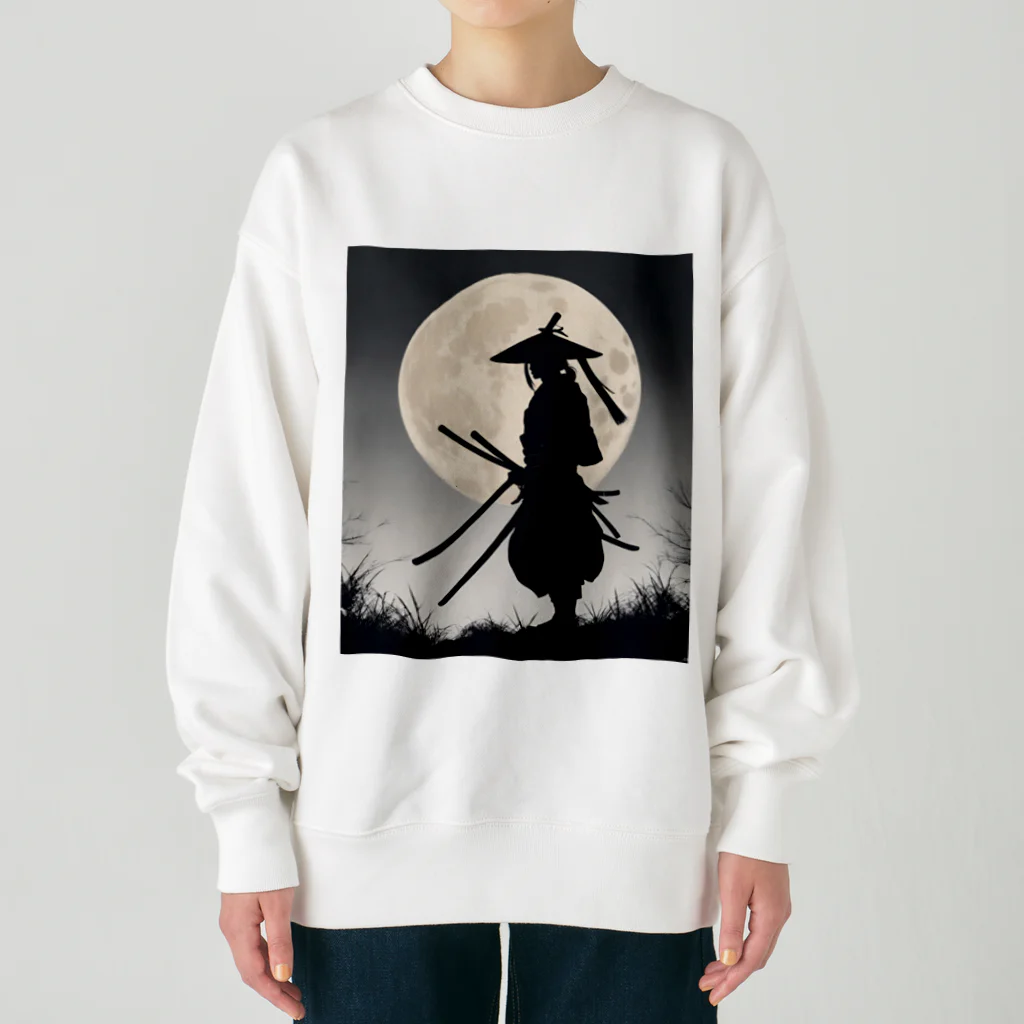 JAPANSTANDのSAMURAI～静～ Heavyweight Crew Neck Sweatshirt