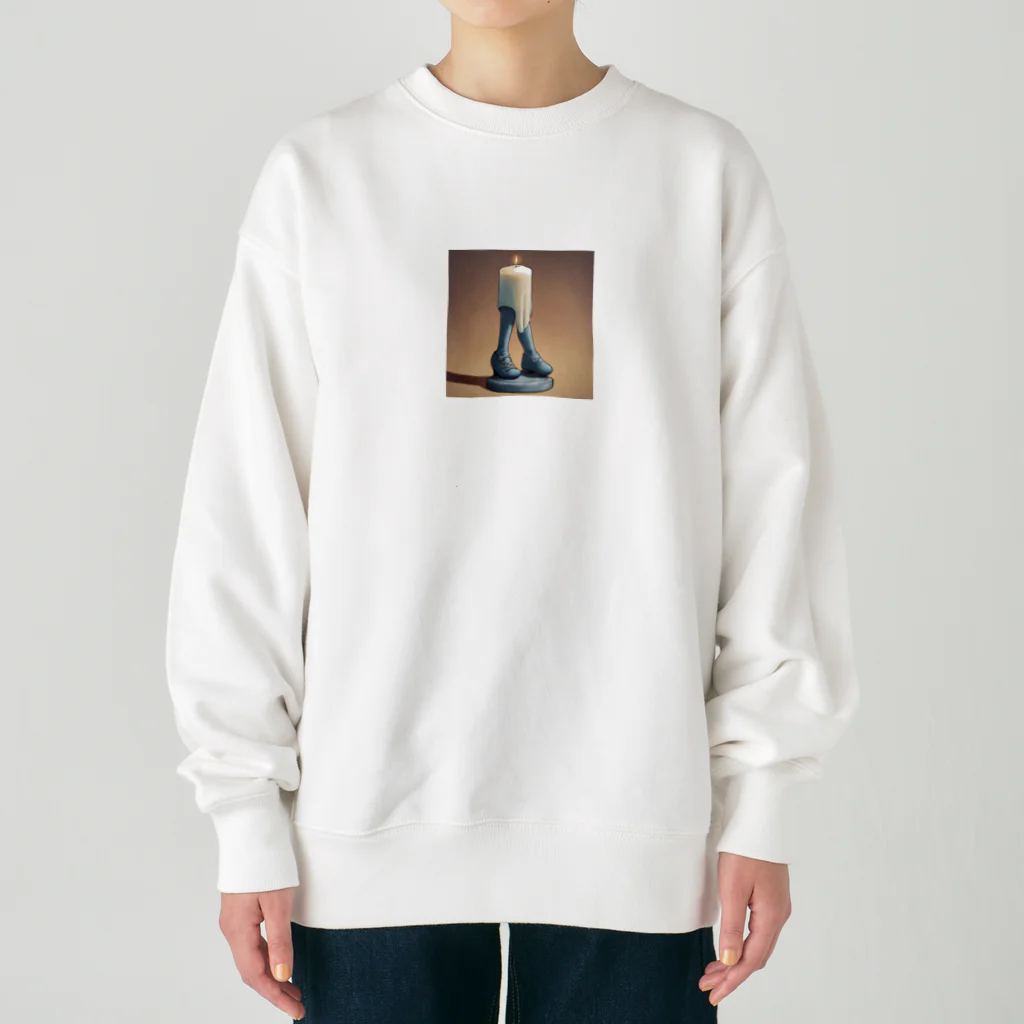 tetteteのローソク足 Heavyweight Crew Neck Sweatshirt