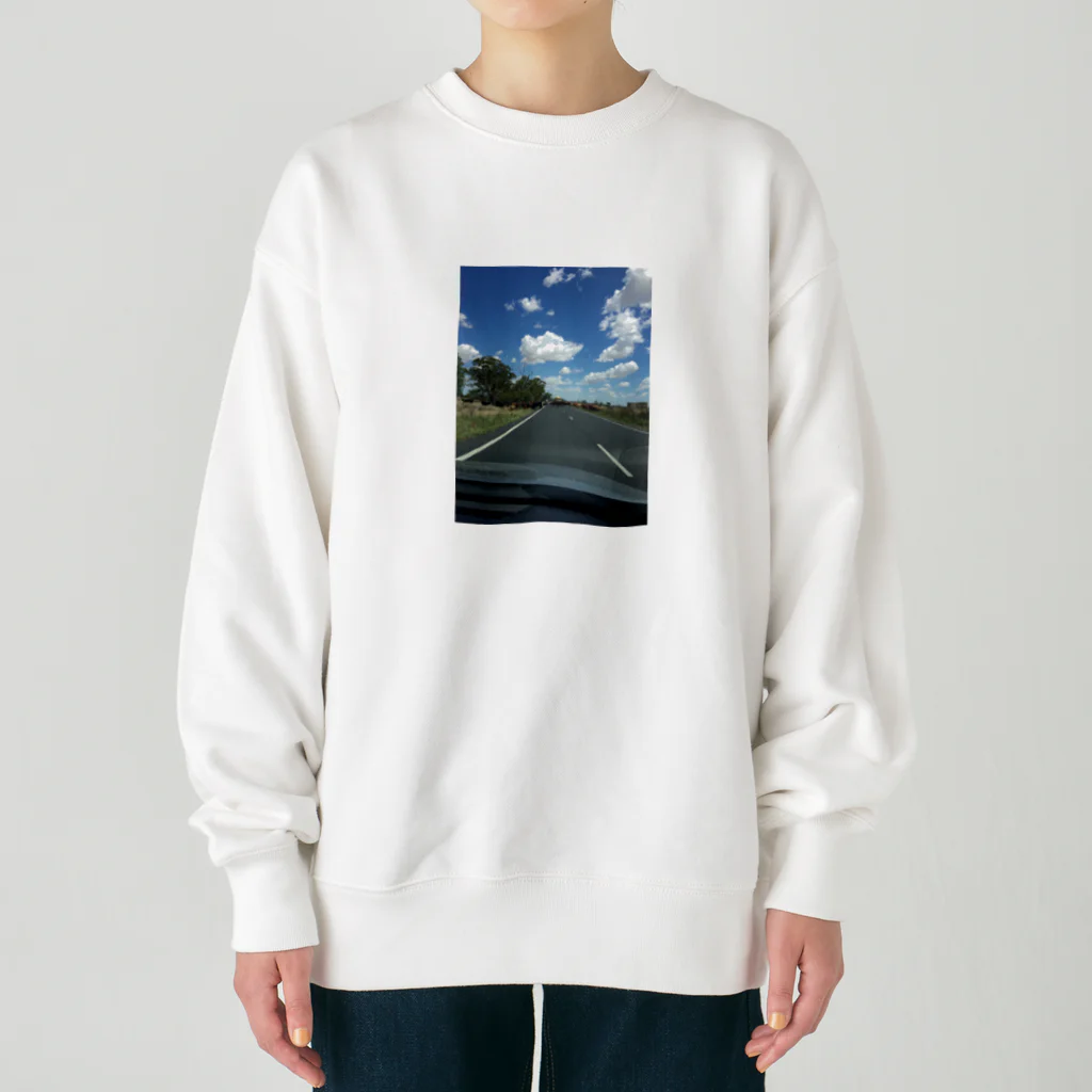 YASUE ABE JPのSend your location Heavyweight Crew Neck Sweatshirt