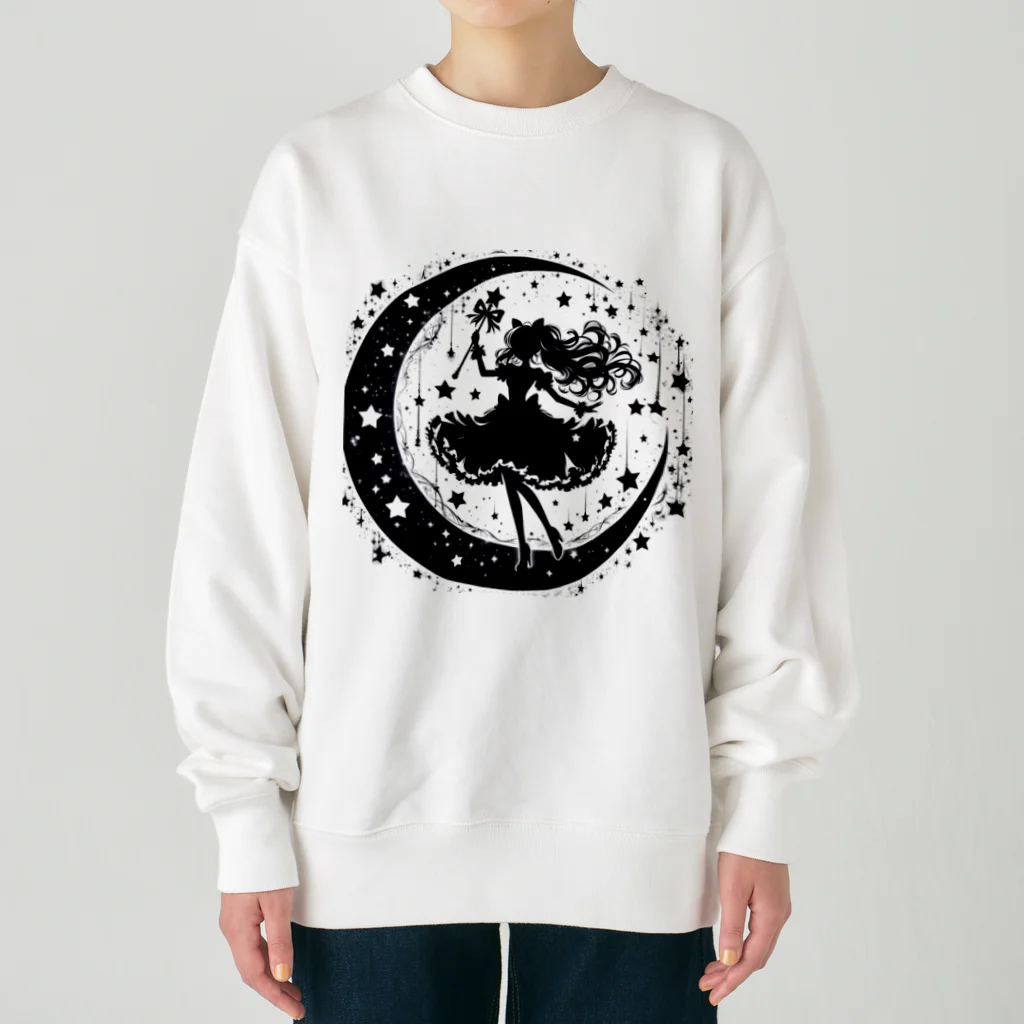 むこうのくにの魔法少女 Heavyweight Crew Neck Sweatshirt