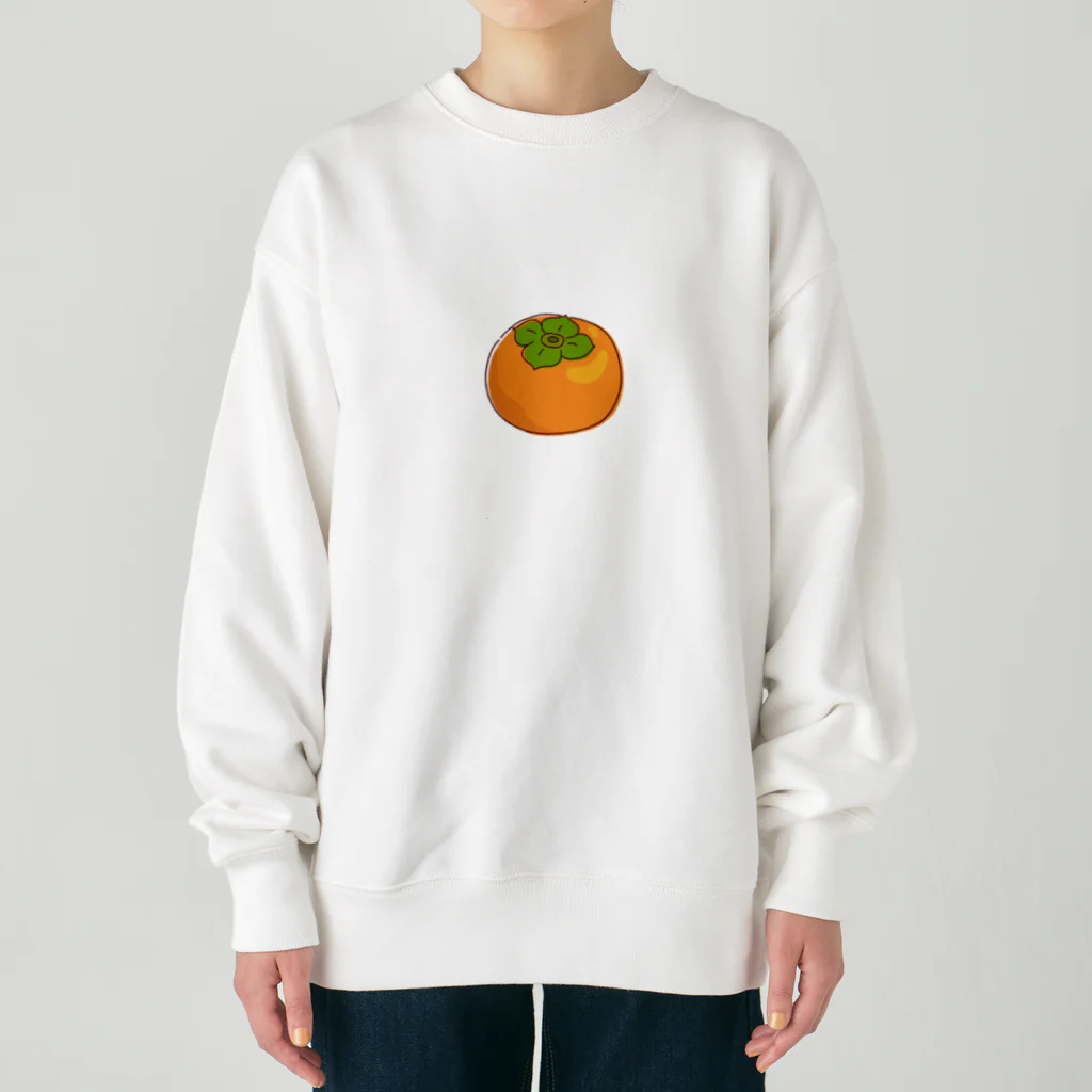 kudamono_fruits0730のかき Heavyweight Crew Neck Sweatshirt