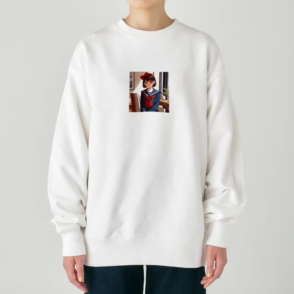 midori_kawaのセーラーキュート Heavyweight Crew Neck Sweatshirt