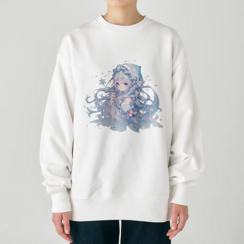 milishuuumの星屑の魔女 Heavyweight Crew Neck Sweatshirt