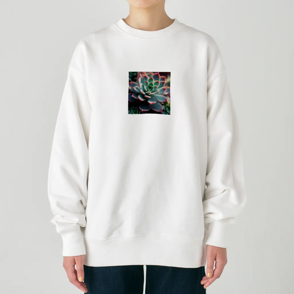 maroramu04のエケベリア１ Heavyweight Crew Neck Sweatshirt