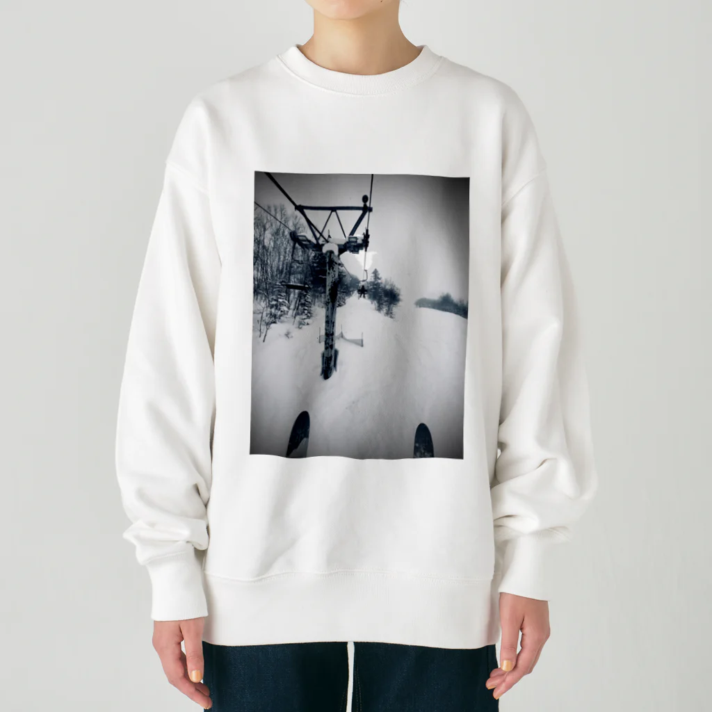 SNOW LIFE JOURNEYのリフトの上で Heavyweight Crew Neck Sweatshirt