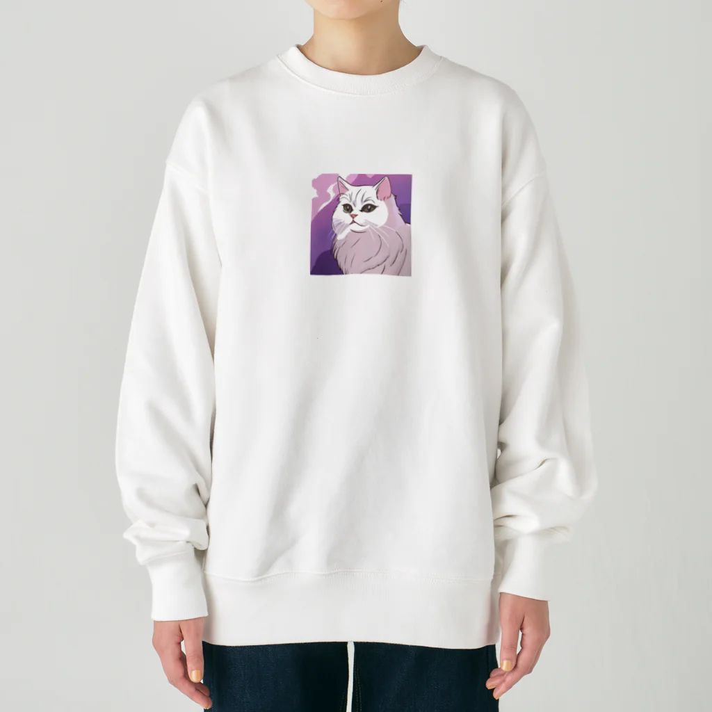 kazuma16のふわふわペルシャ Heavyweight Crew Neck Sweatshirt