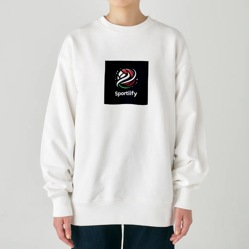 【volleyball online】の🔥【バレーボール x Spotify】 Heavyweight Crew Neck Sweatshirt