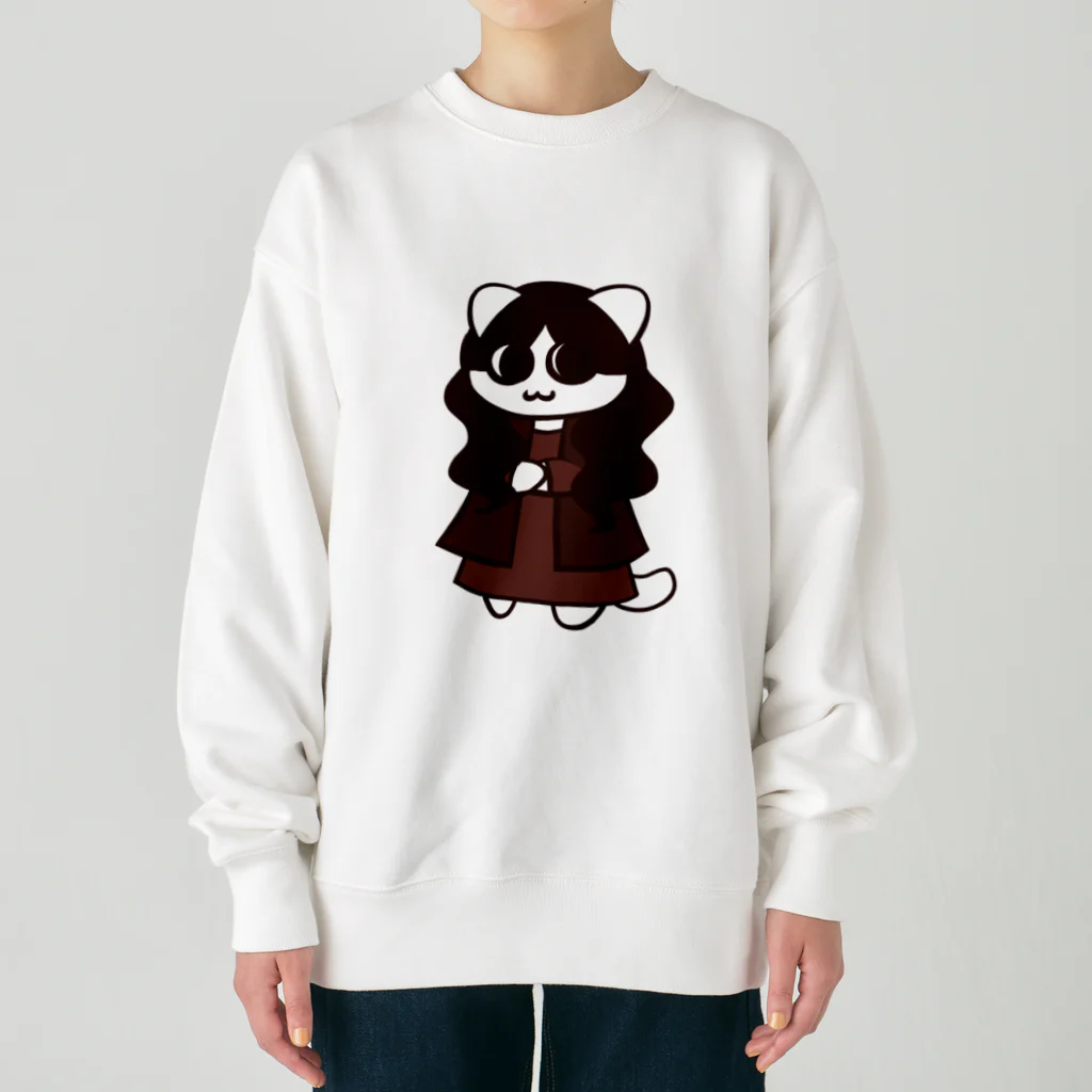 Animaru639のモニャリザ Heavyweight Crew Neck Sweatshirt