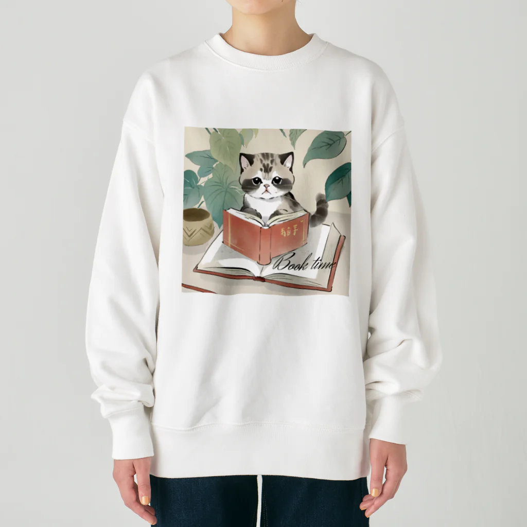 AmoriのBook time Heavyweight Crew Neck Sweatshirt