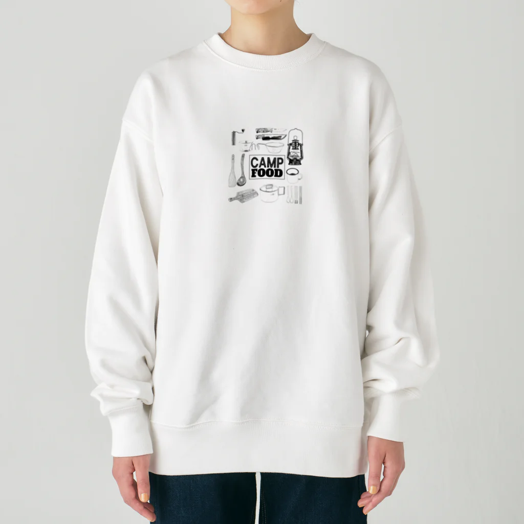 rokkakukikakuのCAMP FOOD Heavyweight Crew Neck Sweatshirt