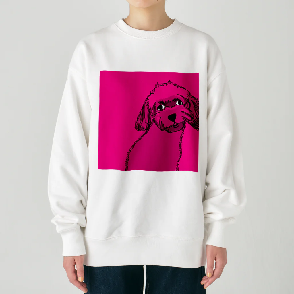 Fラン大学生の友人の愛犬 Heavyweight Crew Neck Sweatshirt