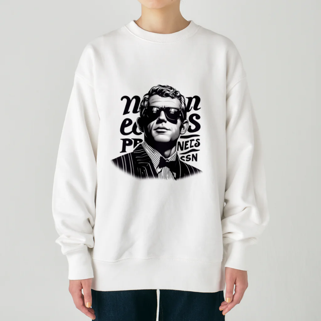 badass opticsのオトコマエシリーズ5 Heavyweight Crew Neck Sweatshirt