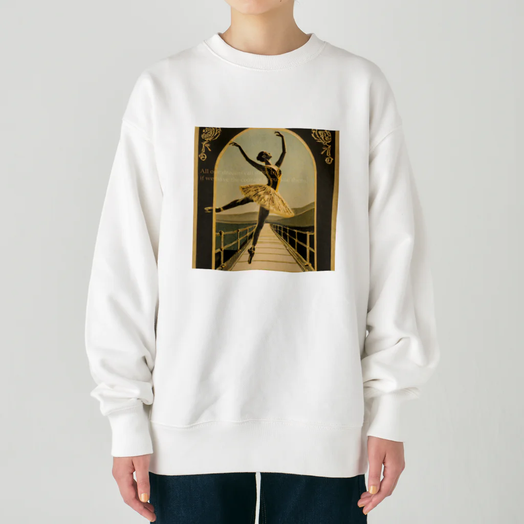 mana美術のバレリーナ#5 Heavyweight Crew Neck Sweatshirt