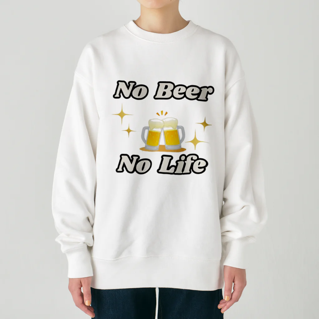 monkeyGのNO Beer　NO Life Heavyweight Crew Neck Sweatshirt