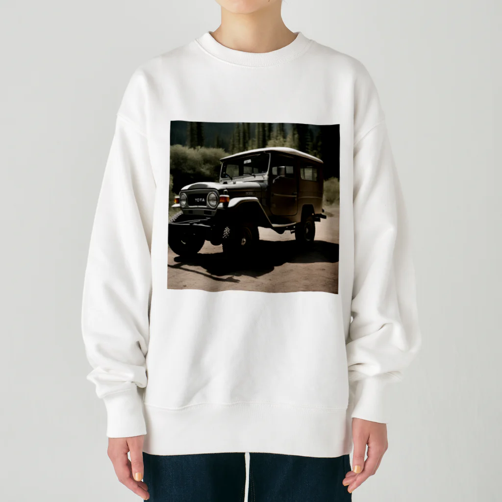 Vintage MotorVehicleのトヨタ・ランドクルーザー Heavyweight Crew Neck Sweatshirt