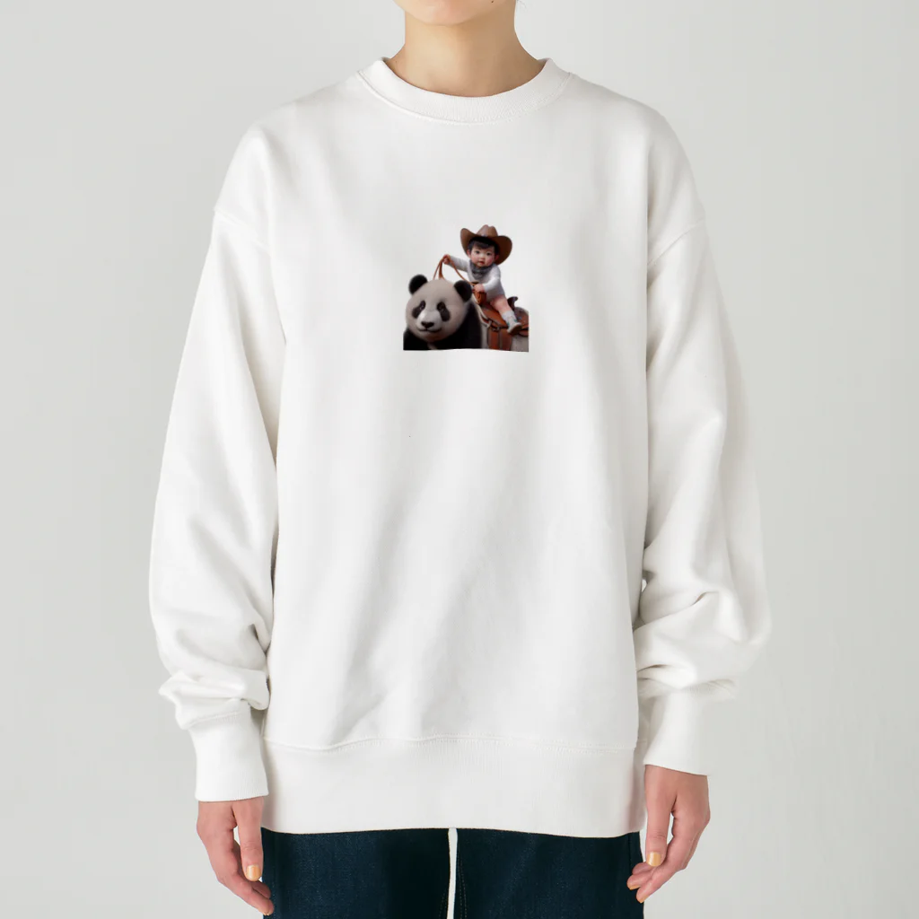 taka-kamikazeの赤ちゃんカウボーイ Heavyweight Crew Neck Sweatshirt