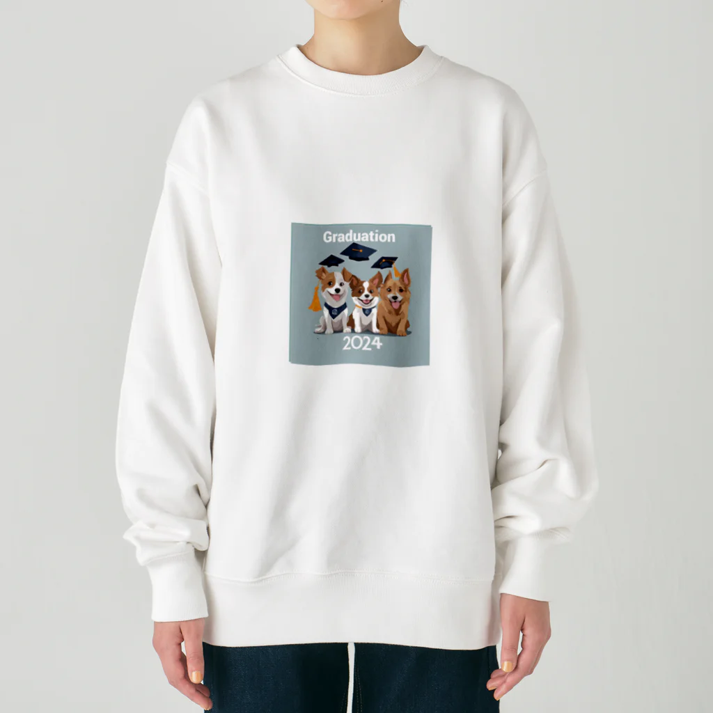 Tomo_Bluebellの2024卒業アイテム　犬 Heavyweight Crew Neck Sweatshirt