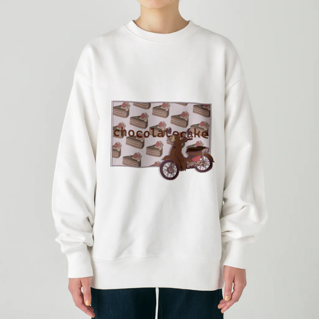 夜彩　-yasai-のsweets cab / chocolatecake Heavyweight Crew Neck Sweatshirt