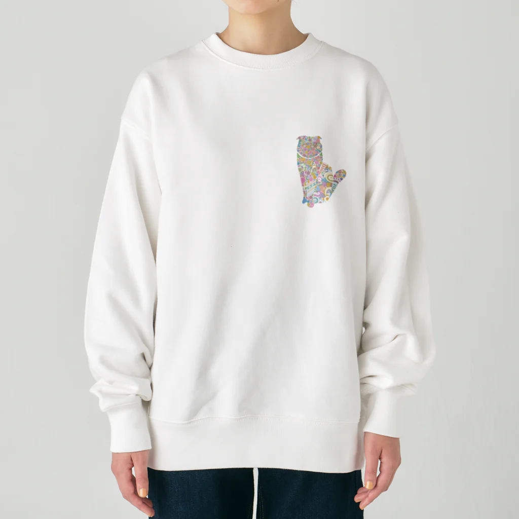 らふのねこ Heavyweight Crew Neck Sweatshirt