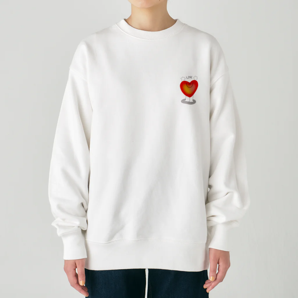 Retro36のLOVE Heavyweight Crew Neck Sweatshirt