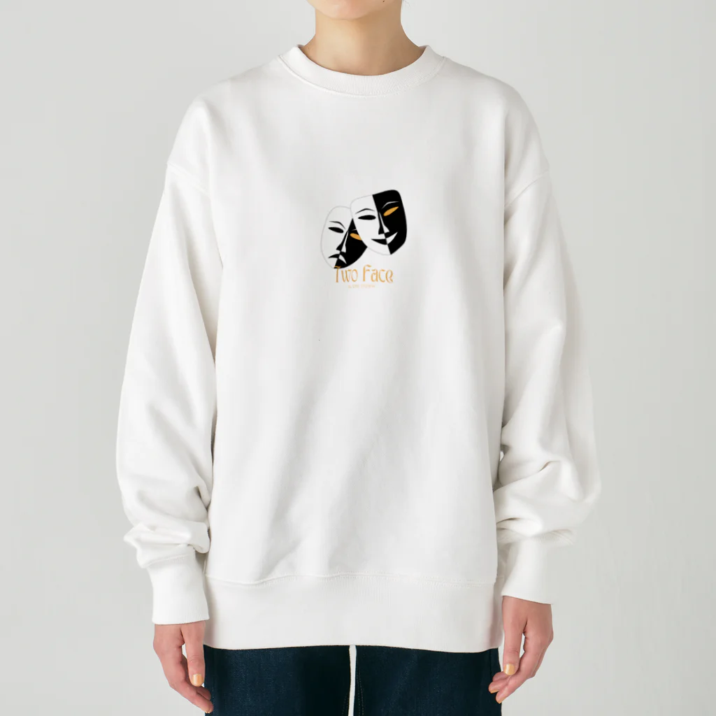 SLOW DoWN333のSLOWDoWN 2face wear YEE Heavyweight Crew Neck Sweatshirt