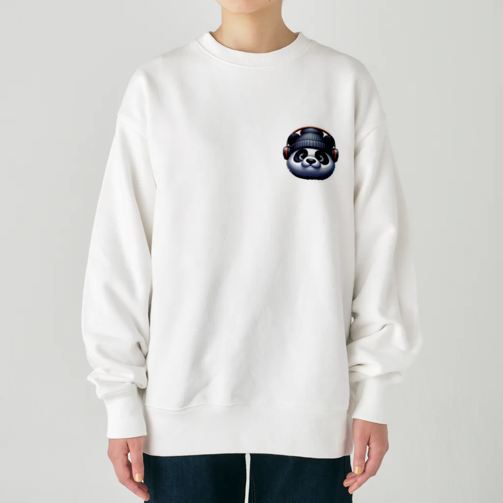 パンダマンのふくよかパンダ Heavyweight Crew Neck Sweatshirt