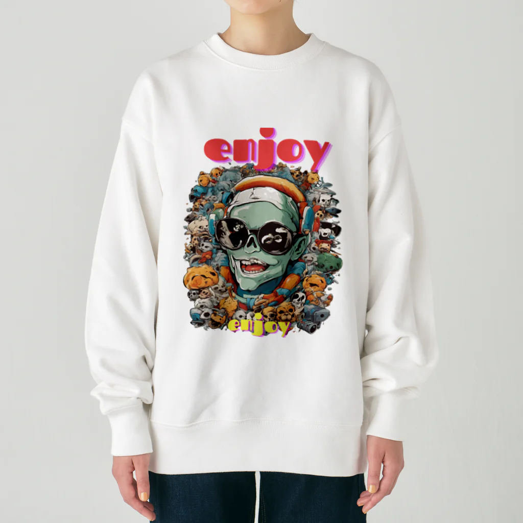 yumekauのENJOYしようゼ Heavyweight Crew Neck Sweatshirt