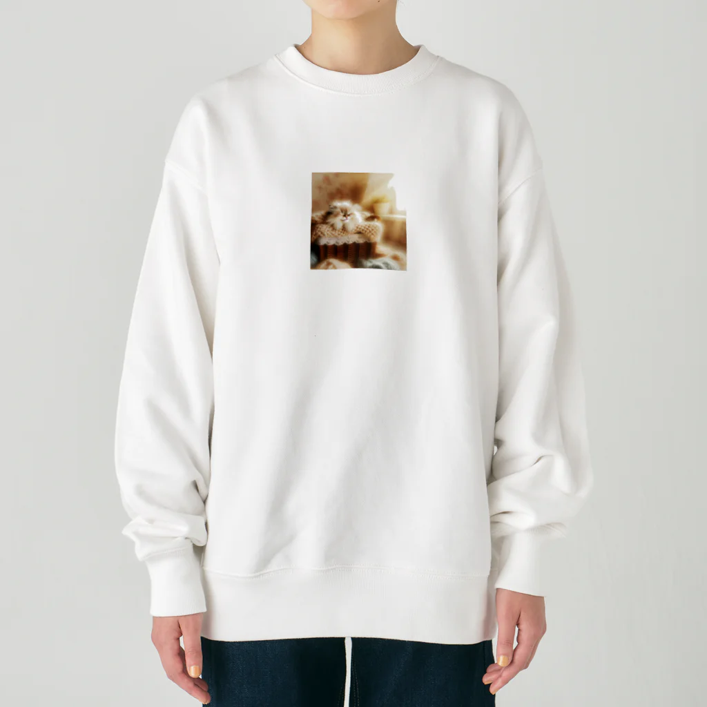 katohkouchiのサニーバスケット・ドリーム Heavyweight Crew Neck Sweatshirt