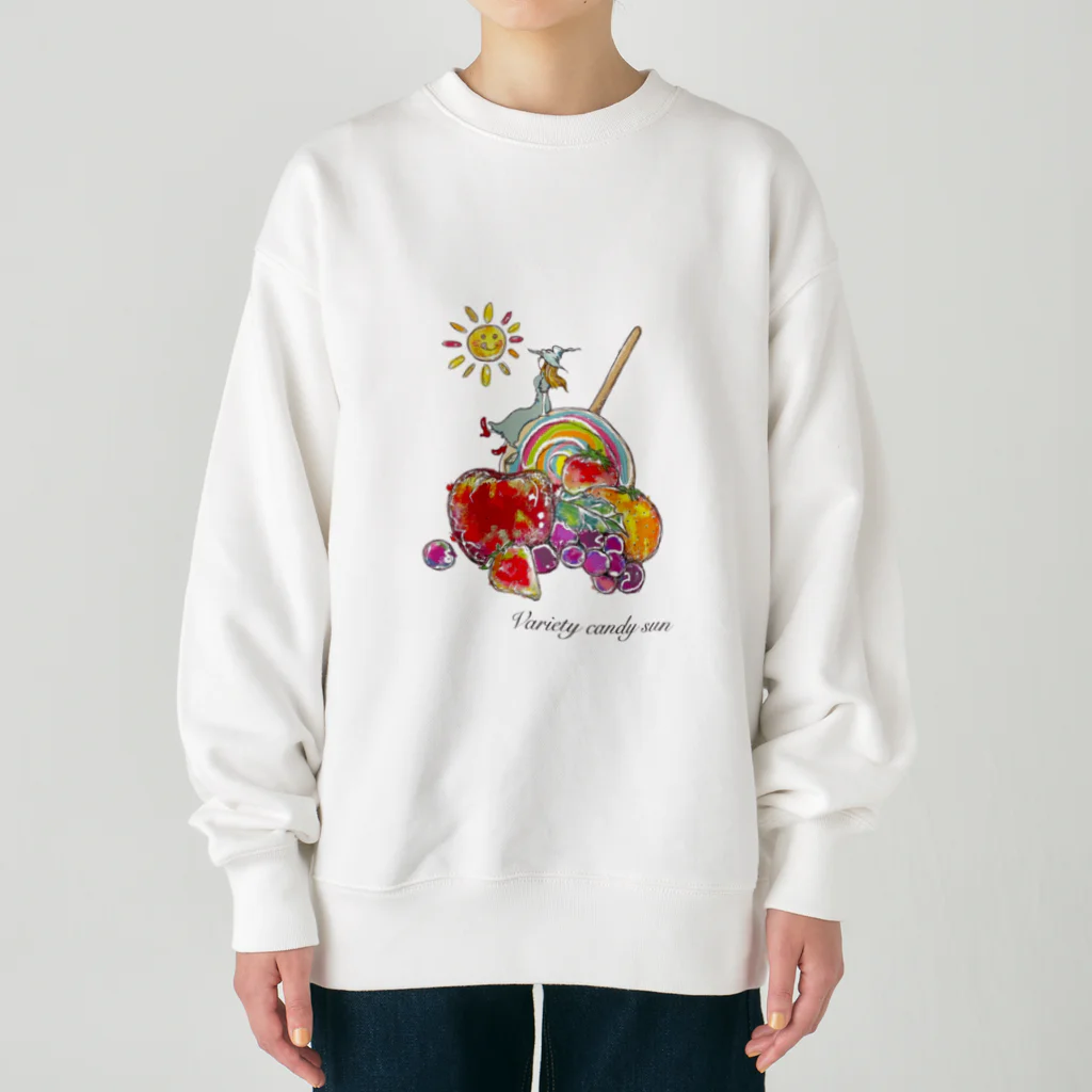 SararanranのバラエティーキャンディーSANのオリジナルグッズ Heavyweight Crew Neck Sweatshirt