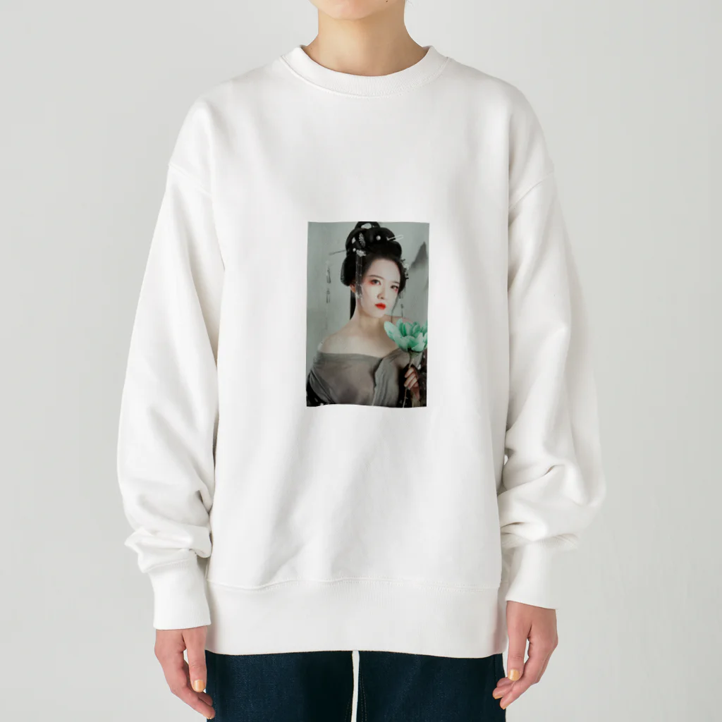 MAYA‘s love shopの中国風美人 Heavyweight Crew Neck Sweatshirt