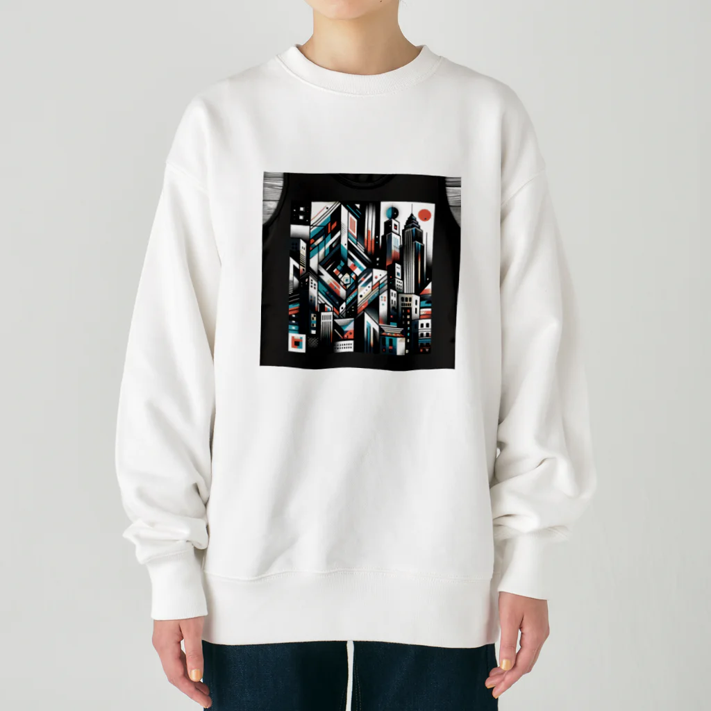 kenken-kenkenショップの幾何学TOKYO Heavyweight Crew Neck Sweatshirt