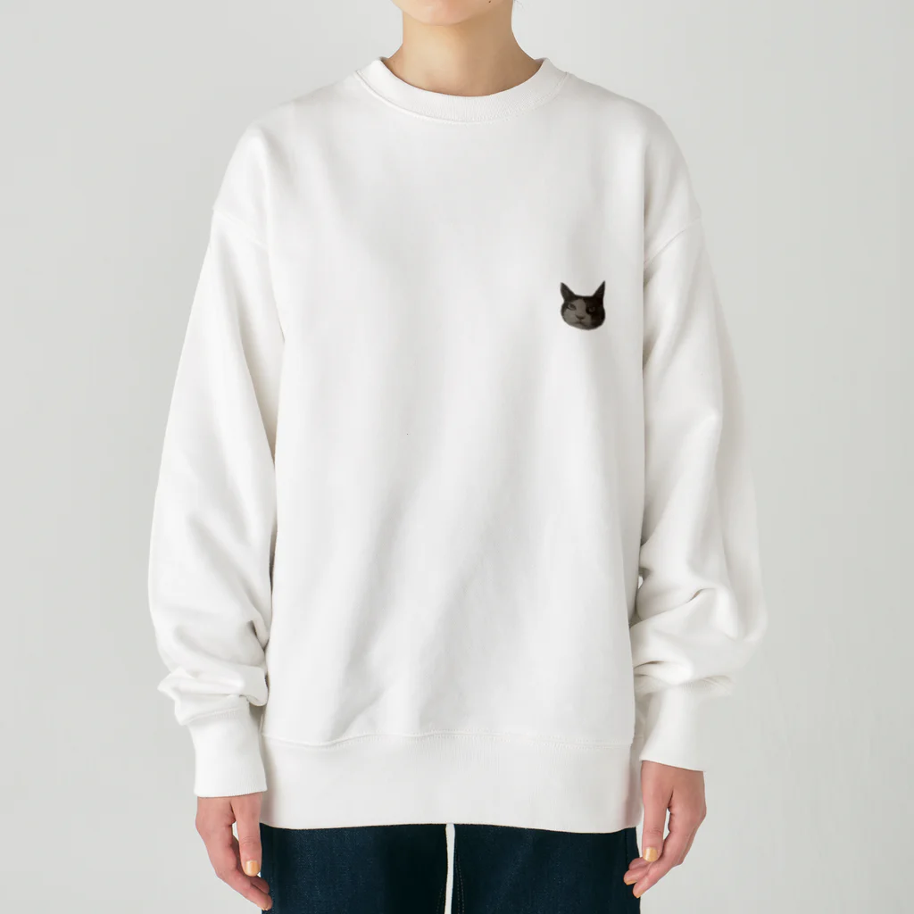 にゃんにゃん工房のイラストふーにゃん Heavyweight Crew Neck Sweatshirt