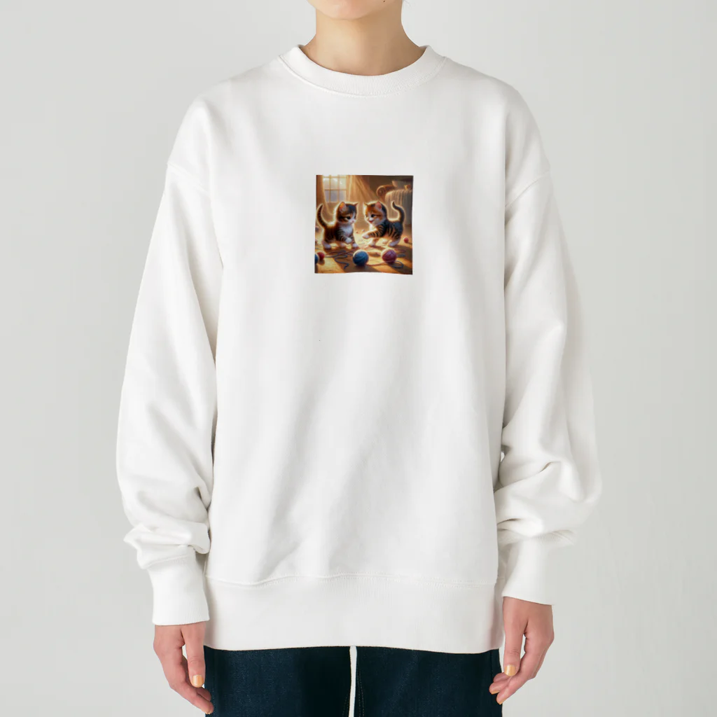 katohkouchiのPlayful_Bonds Heavyweight Crew Neck Sweatshirt