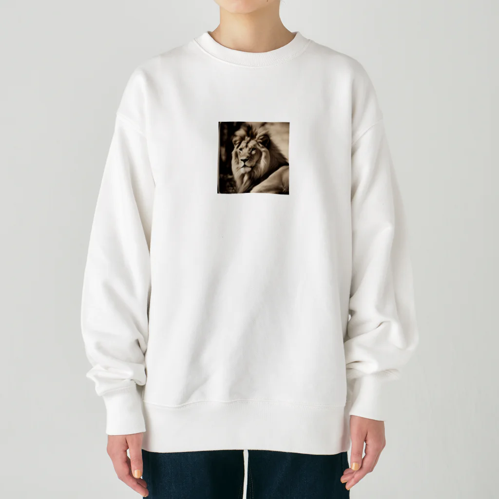 たっかんのライオン Heavyweight Crew Neck Sweatshirt