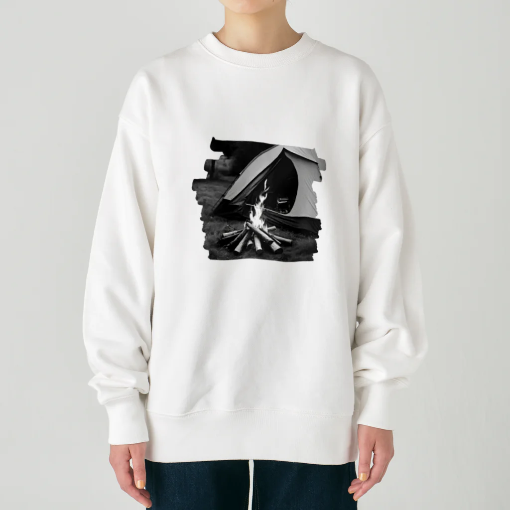 assorted boxのキャンプライフ Heavyweight Crew Neck Sweatshirt