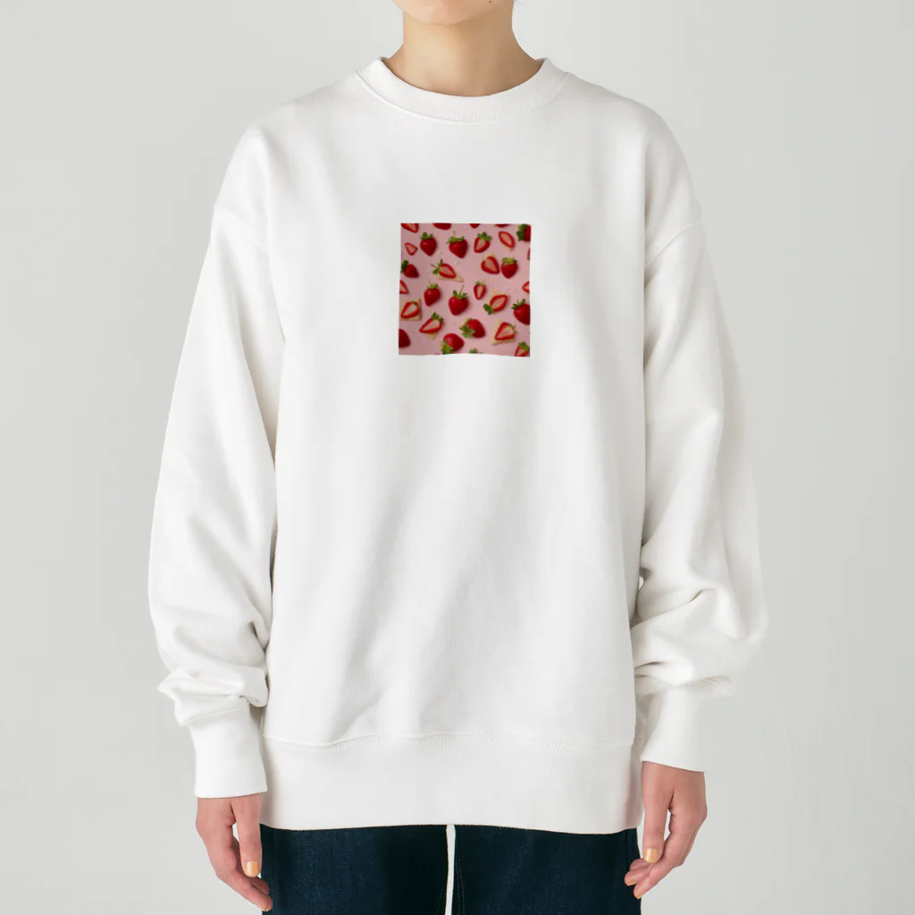 Crepe Collection Center 【CCC】のベリーストロベリー Heavyweight Crew Neck Sweatshirt