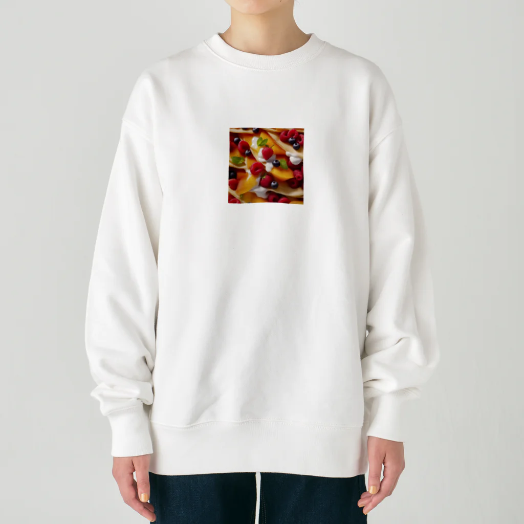 Crepe Collection Center 【CCC】のラズベリーミックス Heavyweight Crew Neck Sweatshirt