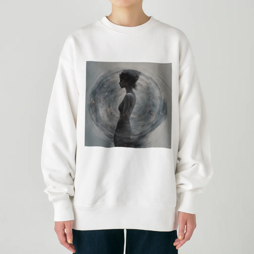 d-design-labの幻想的な女性のグッズ Heavyweight Crew Neck Sweatshirt