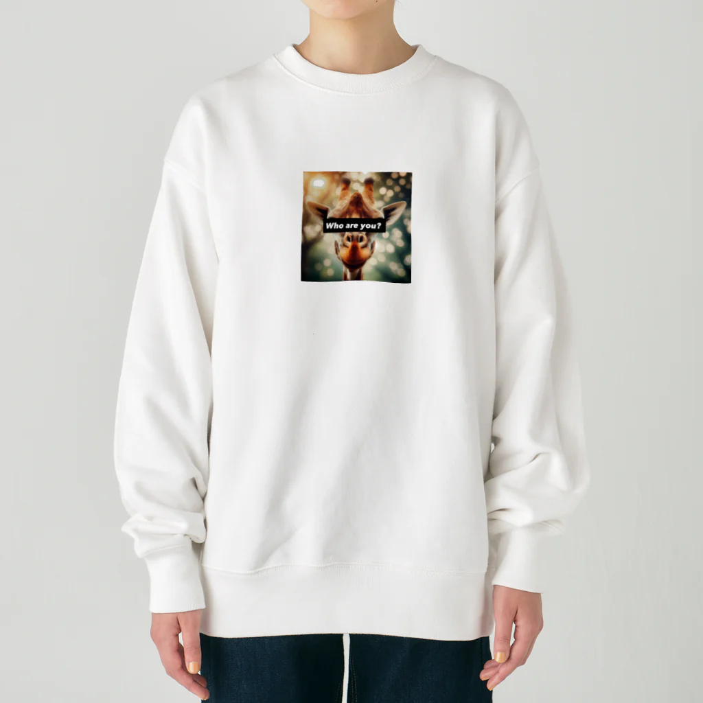 akihotyan.&のWho are you?キリン Heavyweight Crew Neck Sweatshirt