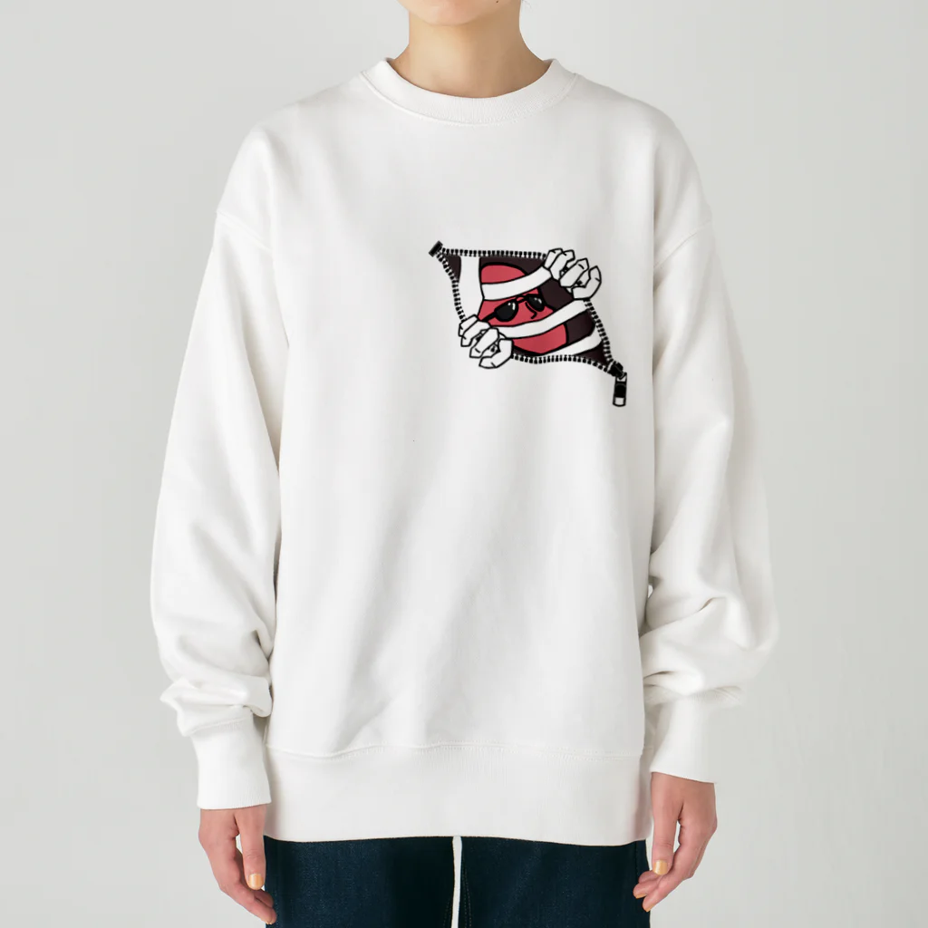 ガルナッチャの独壇場のハートGuy Heavyweight Crew Neck Sweatshirt