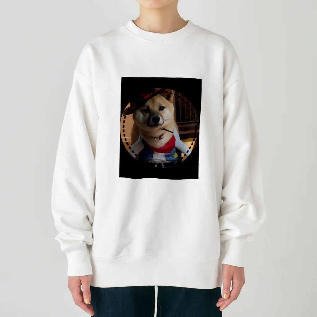 117hibikiの柴犬COOUo･ｪ･oU Heavyweight Crew Neck Sweatshirt